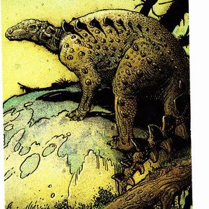Antarctic Nodosaur #38 - Stout 1993 Fantasy Art Trading Card